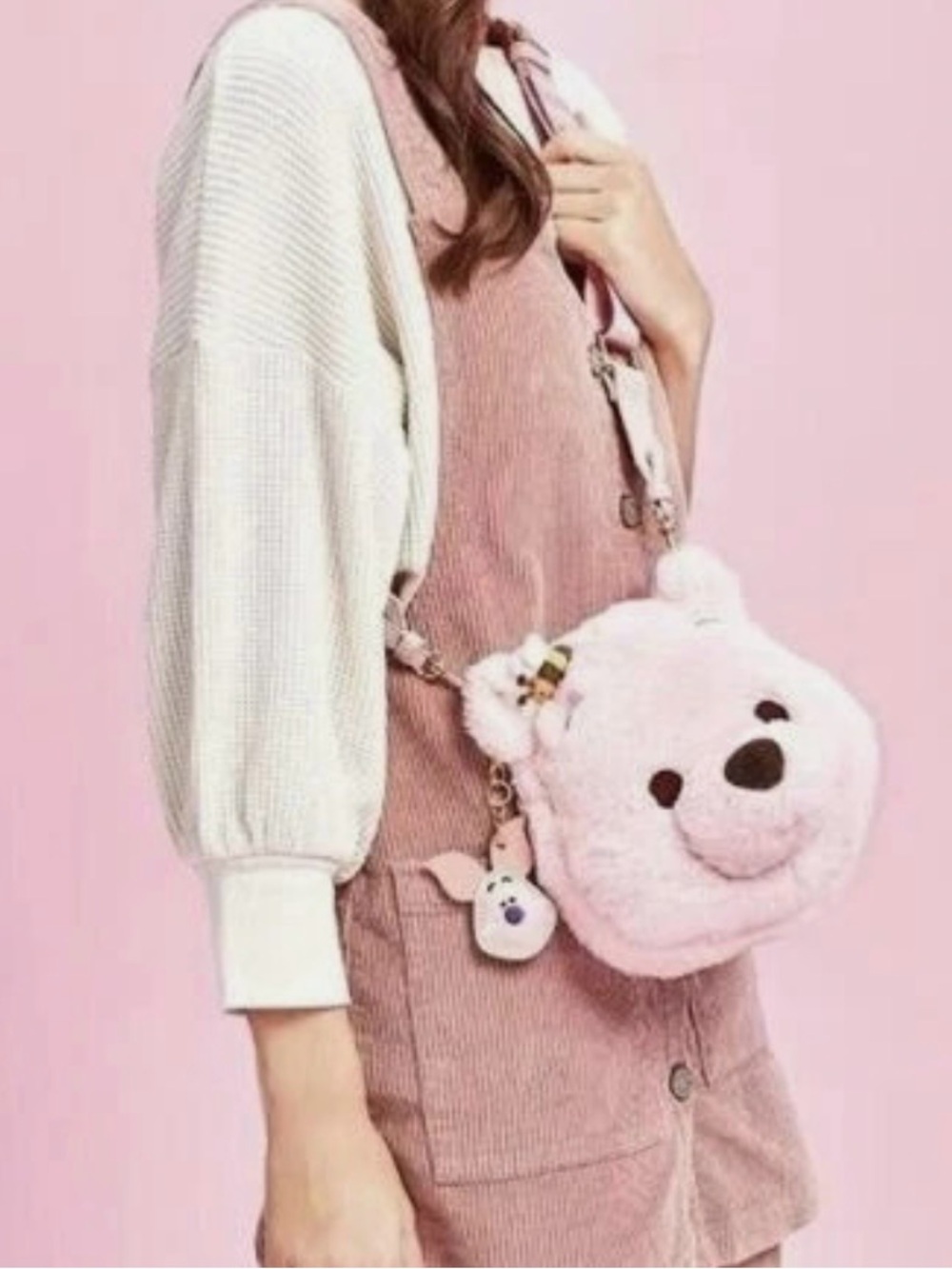 Sakura Pooh and Piglet Crossbody